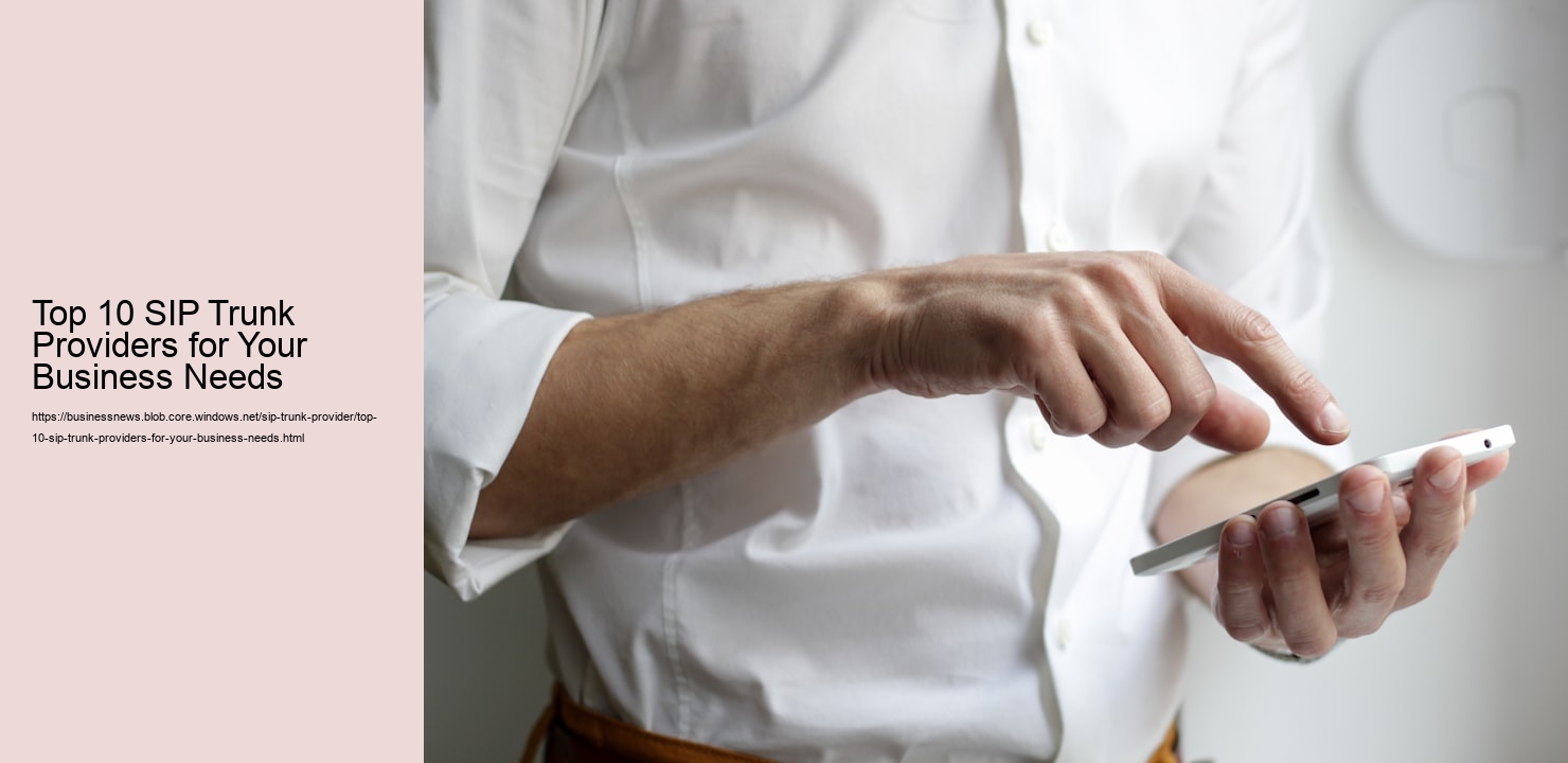 Top 10 SIP Trunk Providers for Your Business Needs